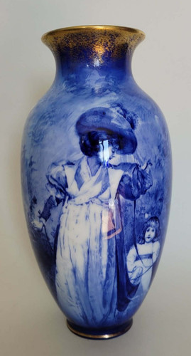 Antique royal doulton - royal, blue