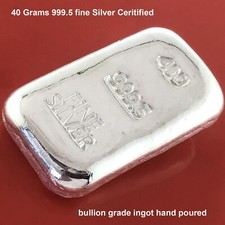 40 Grams 999.5 Fine Grade