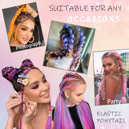 Synthetic ponytail extension - synthetic,
