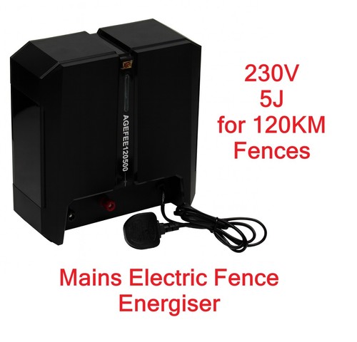 Mains electric fence energiser - mains,
