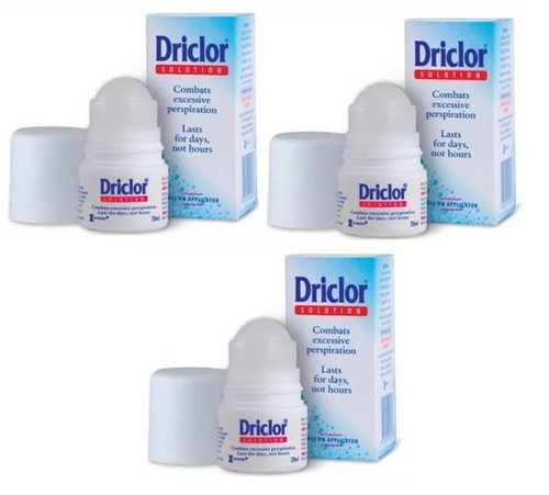 Driclor antiperspirant roll - 3x,