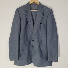 Mens VINTAGE Blazer Blue Chest