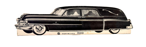 Rare vtg cadillac funeral - vtg,