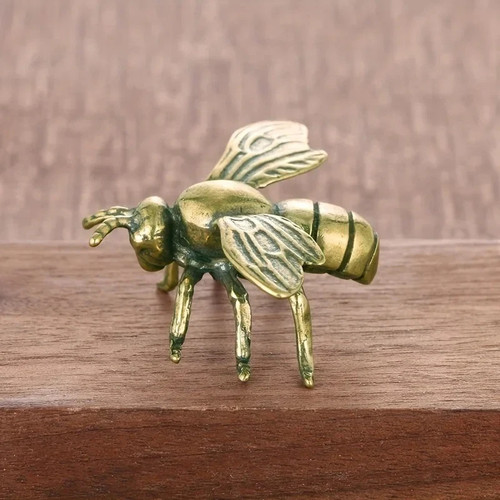 Solid brass honey - brass, bee