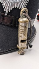 Antique 1900s Metropolitan Police Whistle J Hudson, 13 Barr St, Birmingham