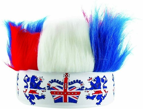 Union jack flag headband - headband, wig