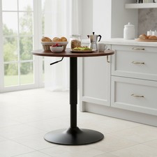 Vintage Round Bar Pub Table