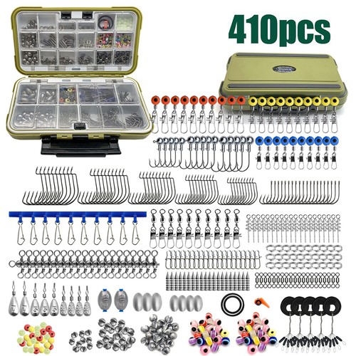 410pcs fishing tackle kit - 410pcs,