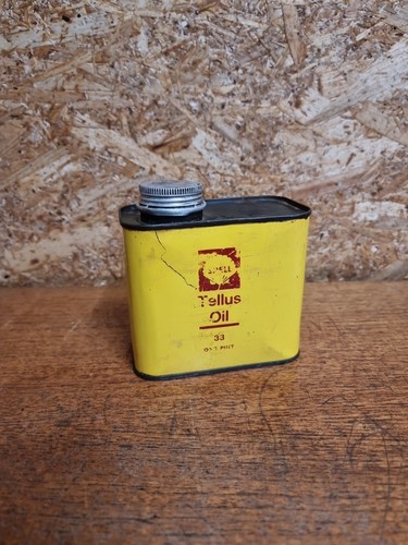 Vintage shell tellus pint oil - vintage,