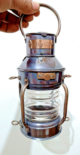 Antique oil lamp copper - oil,