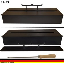 5 liters Ethanolburner Burner Black for gel and ethanol fireplaces Fire Place