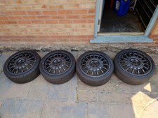 17"x7.5 Compomotive TH3 5x100 ET50 Alloy Wheels Subaru Impreza VW Golf like OZ