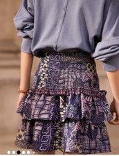 Next Purple Rara Mini Skirt