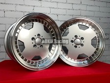 18" AERO PERFORMA25 AMG style wheels 5x112 8J 9J MONOBLOCK for Mercedes W124
