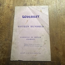 Wolseley 1500 original