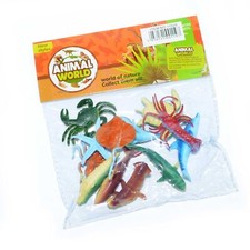 12 Sea Animals Figures Plastic Kids Birthday Party Bags Fillers Collectible Toys