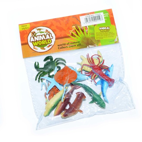 Sea animals figures plastic - 12,