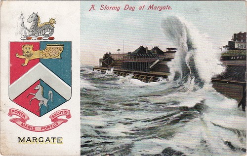 Heraldic view stormy day - heraldic, a