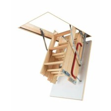 Optistep OLE-B 68cm x 92cm Section Wooden Loft Ladder Insulated Hatch (H 280cm)