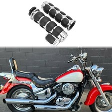 Motorbike 1" Hand Bar Grips w/Throttle For Kawasaki Vulcan VN 800 1500 1700 2000