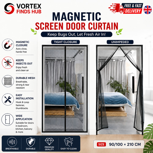 Magnetic insect door - magnetic, screen