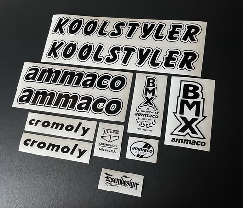 Ammaco koolstyler bmx decal - ammaco,