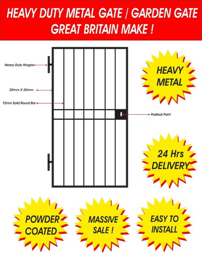 Heavy duty steel security - steel,
