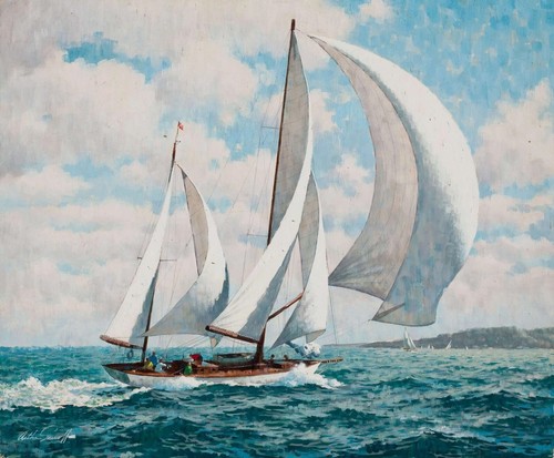 Arthur sarnoff sailing yawl - sarnoff,