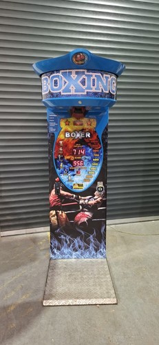 Coin operated boxer - operated, punch