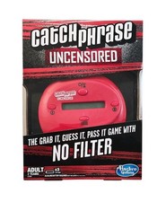 New - Catch Phrase Uncensored Handheld Electronic Game Adult Teams 2016 Hasbro