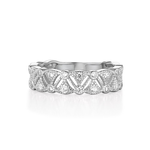 Ring ladies solid 925 silver - ring,