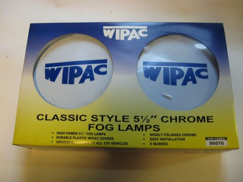 Chrome fog lamps - chrome, 5.1/2"