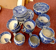 Spode Blue Italian China - Job Lot - 31 pieces - Big collection - £4 each! 