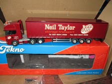 TEKNO 1:50 Scale SCANIA 124L 420 & CURTAINSIDE TRAILER NEIL TAYLOR