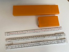 Rare Soviet Logarithmic Slide Rule with Manual – Vintage USSR, Good Condition