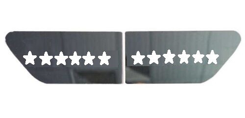 Stainless steel decorations - steel,