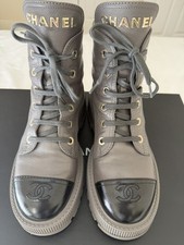 Genuine CHANEL Grey & Black