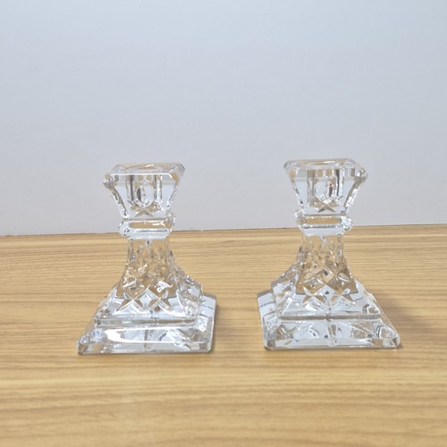 Waterford taper candlesticks - waterford,
