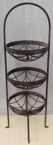 Wrought iron vegetable rack - wrought,
