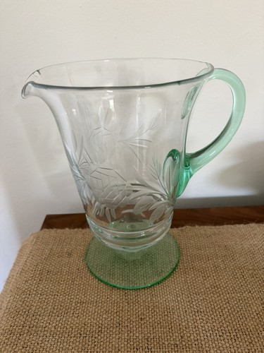 Vintage uranium green glass - vintage,