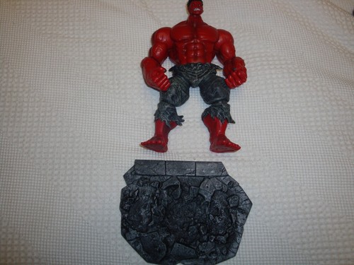Marvel select red hulk used - -, hulk,