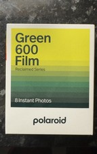 RARE Polaroid Green 600 Film Itype Reclaimed Series Special Edition COLD STORED