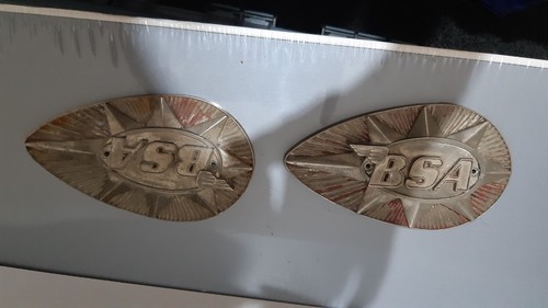 Bsa tank badges a65 a75 - badges, a65/a75