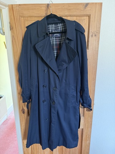 Vintage 1990s burberry navy - burberry,