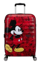 American Tourister trolley Wavebreaker Disney Mickey Comics Red