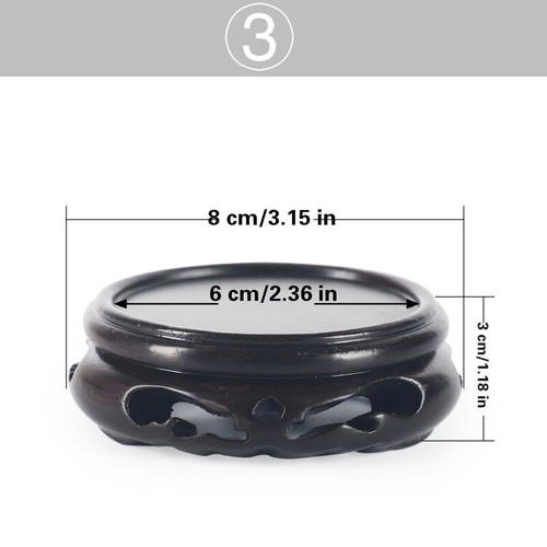Round wood base - 1x,
