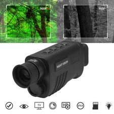 Monocular Night Vision 1080P HD Infrared 8x Digital Zoom Hunting Telescope 300m