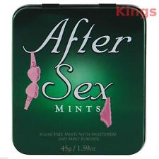 After Sex Mints TIN ! Fun Sugar Free Mint Willy Sweets Gift Box Xmas Sex Aid