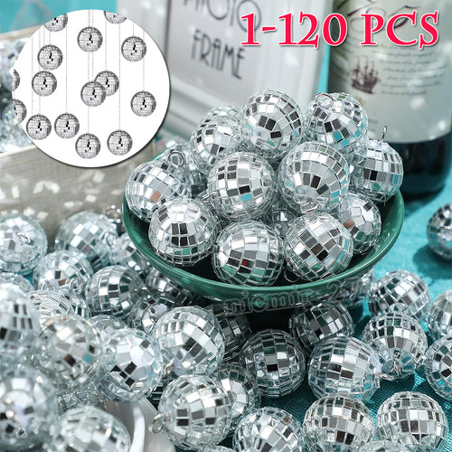 120pcs silver mirror - silver,