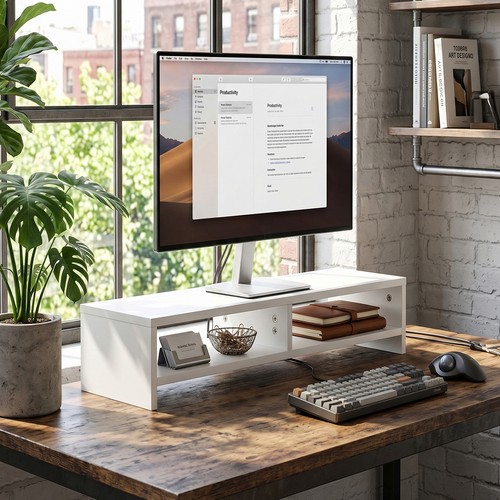 Computer desktop monitor stand - monitor,